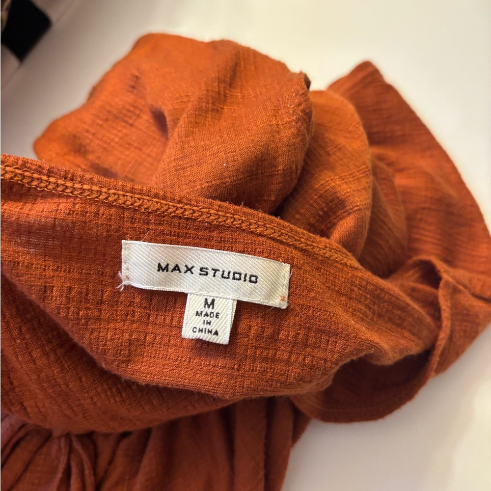 Max Studio Rutched Wrap Blouse - Picture 6 of 6
